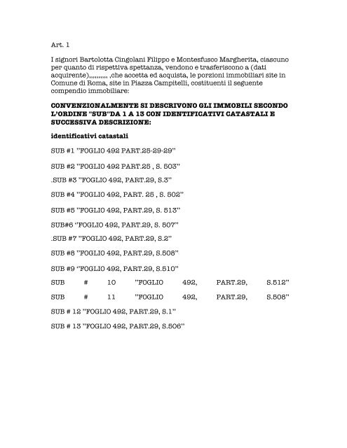 Nuovi LEGALS 10-01