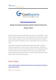 Single-Use Bioprocessing Systems Market Research Report 2016