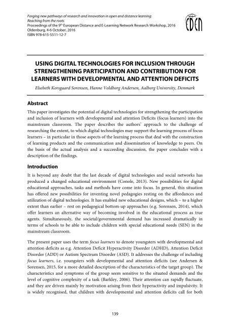 Forging new pathways of research and innovation in open and distance learning