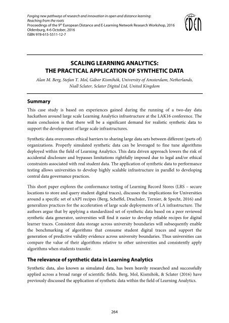 Forging new pathways of research and innovation in open and distance learning