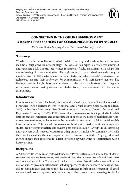 Forging new pathways of research and innovation in open and distance learning