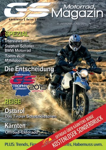 GS MotorradMagazin Sonderdruck Kärnten