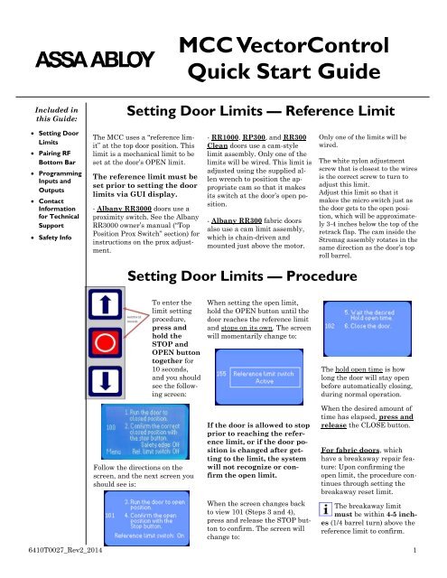 273492605-Albany-MCC-Control-System-Quick-Start-Guide