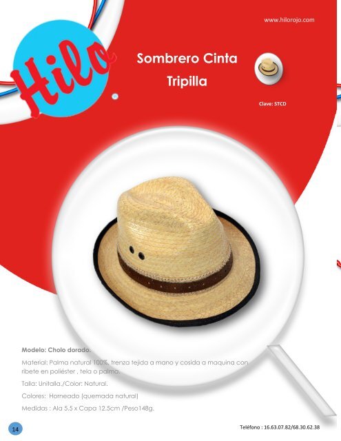 Catalogo de Sombreros 2017