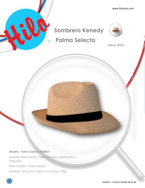 Catalogo de Sombreros 2017