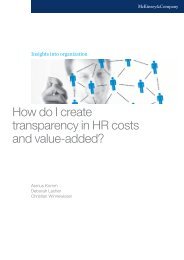 How do I create transparency in HR costs - Human Capital Exchange