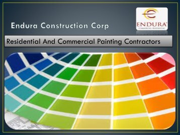 Painting Contractors Los Angeles - Endura Construction Corp