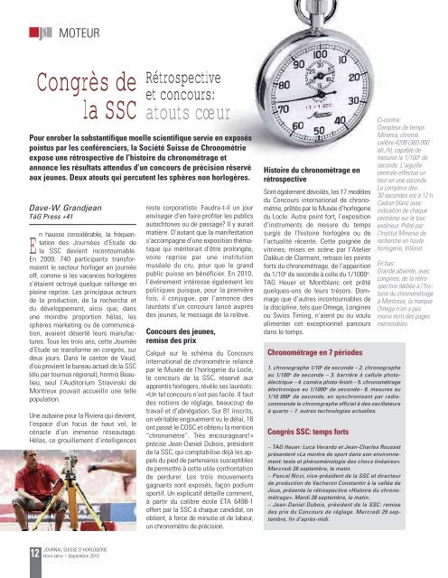 R - SSC - Société Suisse de Chronométrie