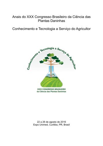 Plantas Daninhas Conhecimento e Tecnologia a Serviço do Agricultor