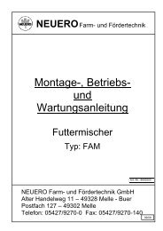 Montage-, Betriebs- und Wartungsanleitung - NEUERO Farm