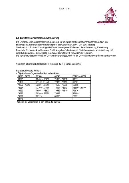 Vertragslaufzeit/Beginn des Versicherungsschutzes