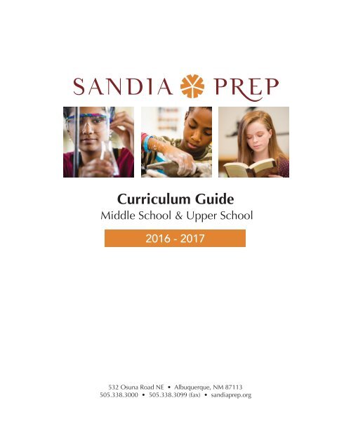 Sandia Prep - Curriculum Guide: 2016-2017