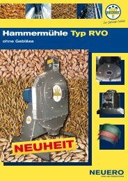 Hammermühle Typ RVO - NEUERO Farm