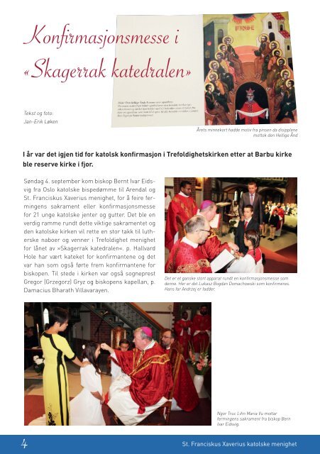 St. Franciskus Xaverius menighetsblad nr 3 2016