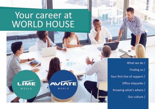 Your Career at World House