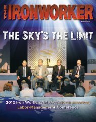 2012 Iron Workers/IMPACT North American Labor-Management ...