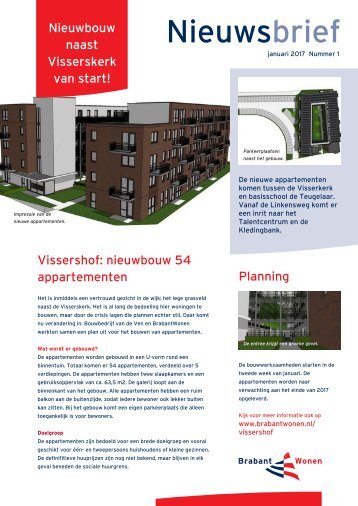 Nieuwsbrief nr 1 januari 2017 Vissershof