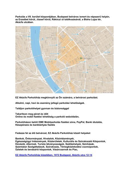 Parkolas Budapest Vii Kerulet Akacfa Utca 12 14
