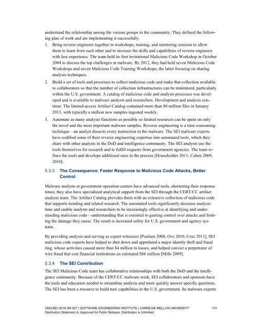 A Technical History of the SEI