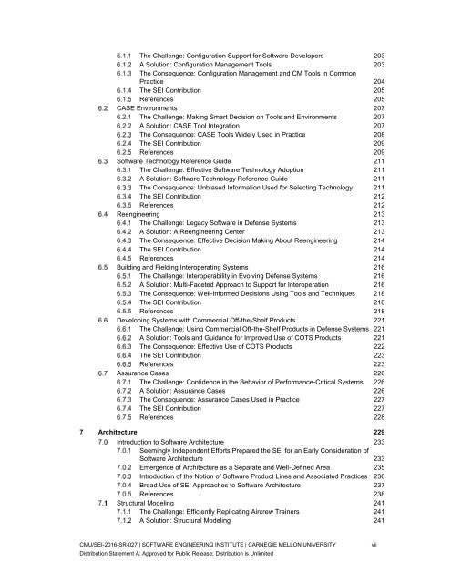 A Technical History of the SEI