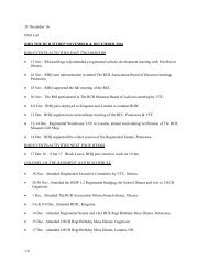 RHQ SITREP Nov/Dec 16
