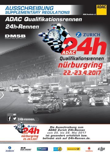 ADAC Qualifikationsrennen 24h-Rennen