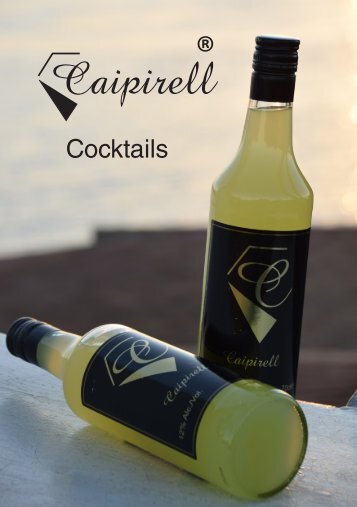 Caipirell cocktail booklet