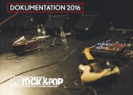 LAG ROCK & POP - Dokumentation 2016