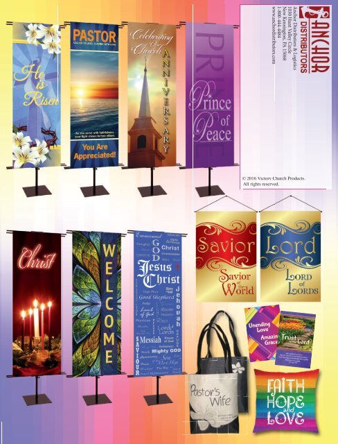 Victory Church Banners 2016-17