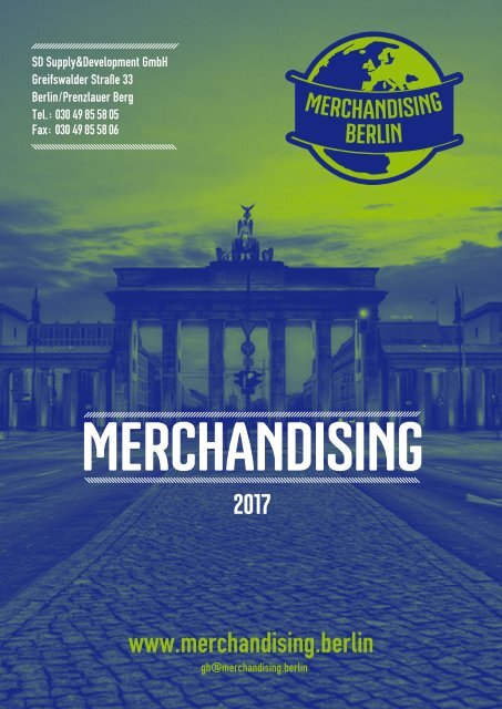 Merchandising-Katalog 2017