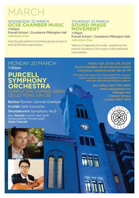 Purcell School Concert Guide Jan-Mar 2017