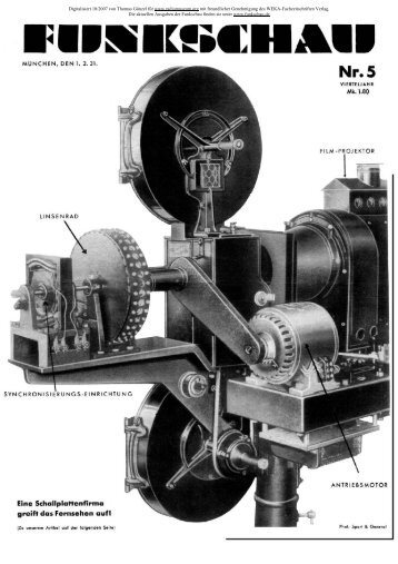 Funkschau 1931 Heft 5 - Radiomuseum.org