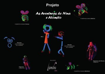 AS AVENTURAS DE NINA E ATOMITO PARA Escolas