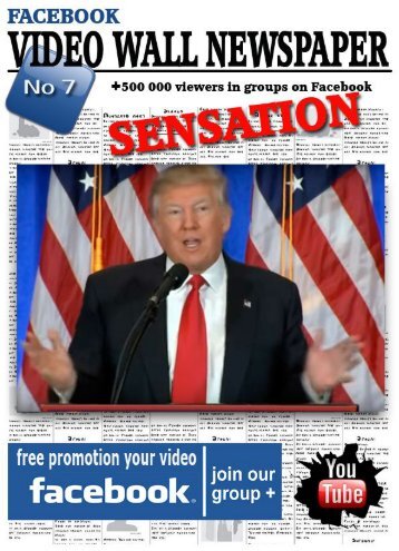 Video wall newspaper for Facebook №7