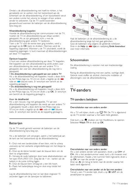 Philips DesignLine Smart TV Edge LED 3D - Mode d&rsquo;emploi - NLD