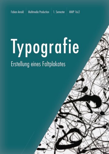 Broschüre Typografie Fabian Arnold