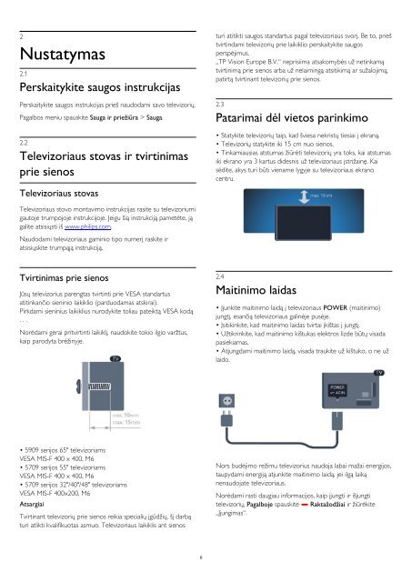 Philips 5000 series T&eacute;l&eacute;viseur LED plat Full HD - Mode d&rsquo;emploi - LIT