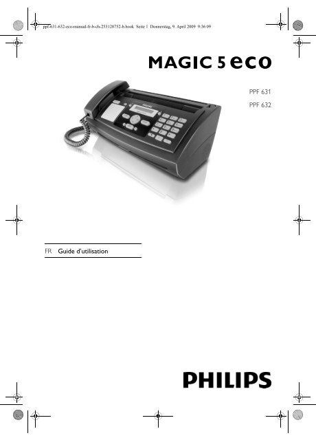 Philips Fax Philips MAGIC 5 PRIMO ECO - notice