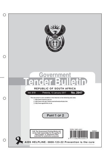 Tender Bulletin