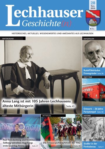 Lechhauser Geschichten November 2016