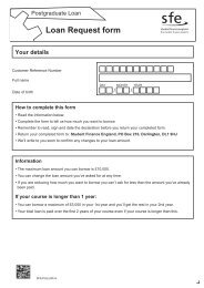 Loan Request form