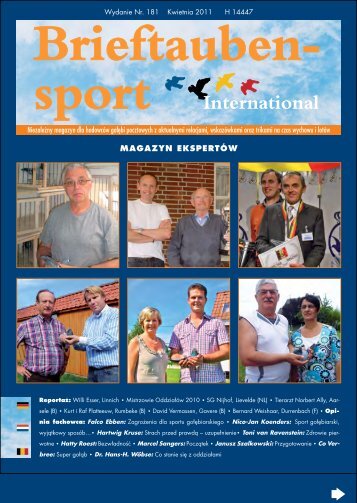 Mistrzowie Oddziałów 2010 - Brieftaubensport-international.com