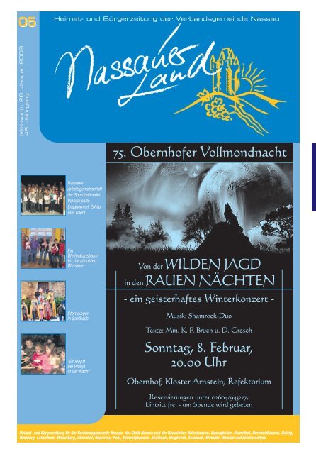 Mitteilungsblatt Ausgabe 5 - 2009 - Verbandsgemeinde Nassau