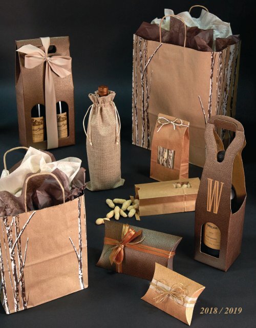 5-1/4 X 3-1/2 X 8-1/2 Tall Prime Natural Kraft Shopping Bags with Handle 100 Rose 