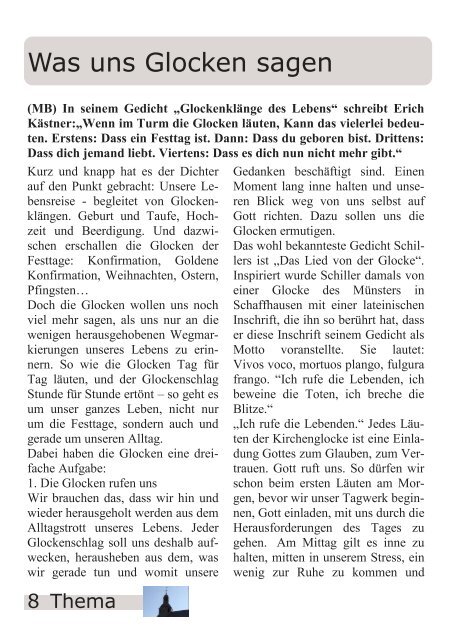 Wir gratulieren zum Geburtstag - Evangelische Kirchengemeinden ...