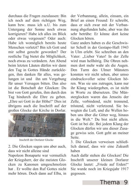 Wir gratulieren zum Geburtstag - Evangelische Kirchengemeinden ...