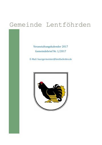 Terminkalender 2017 