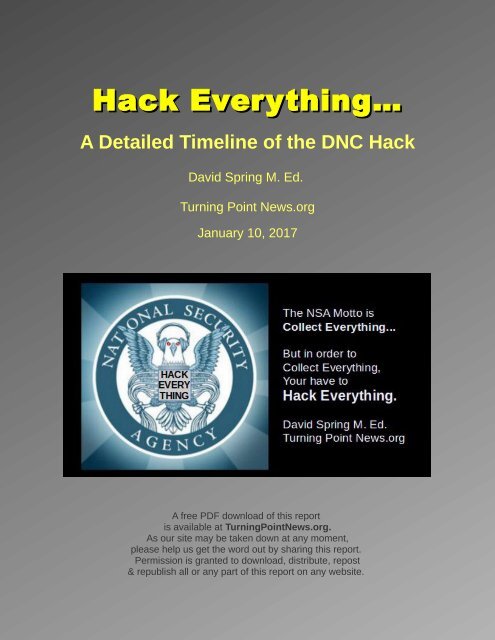 Hack Everything…