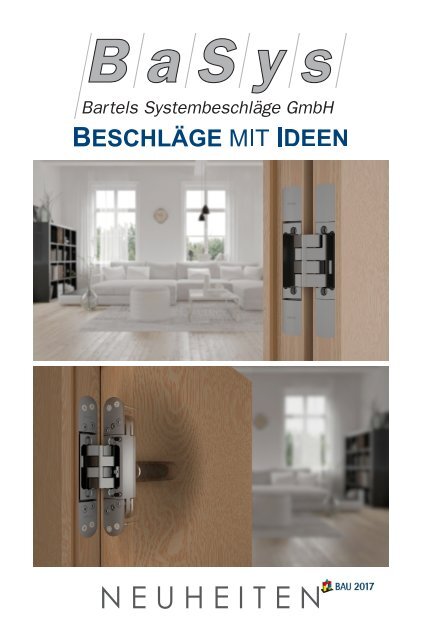 BaSys - Bartels Systembeschläge: Neuheiten zur BAU 2017