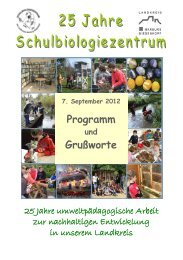 Programm zum offiziellen Festakt am 7. September 2012, 14.00 Uhr